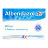 ALBENDAZOL 200 MG 2 TABLETAS AG