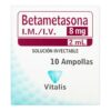 BETAMETASONA 8MG/2ML 10 AMPOLLA VT