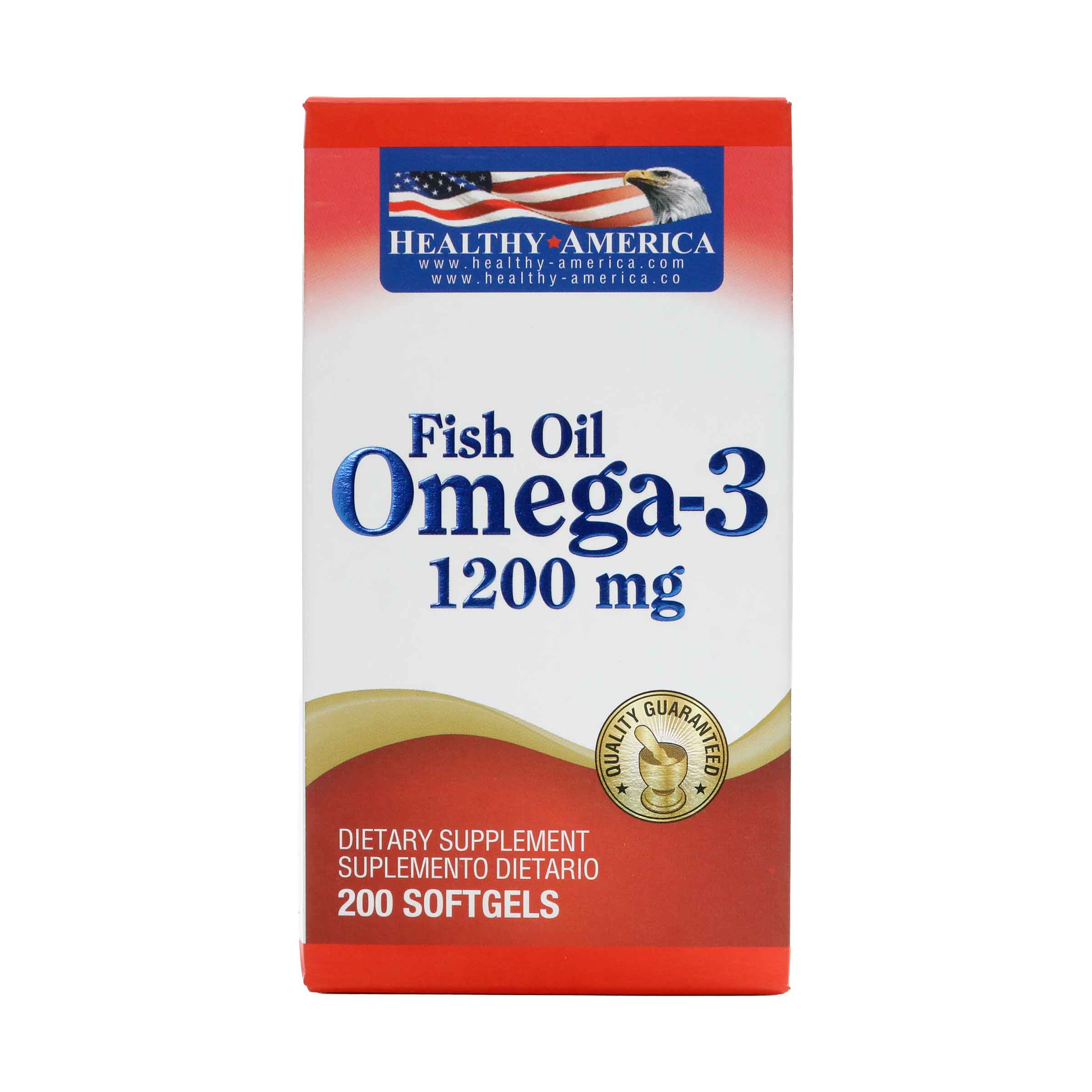 FISH OIL OMEGA 3 1.200 MG 200 SOFT