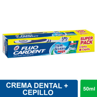CRE DEN FLUOCAR TRIPLE ACCI MAX 50ML+CEP