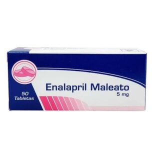 ENALAPRIL 5 MG 50 TABLETAS COA