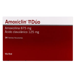 AMOXICLIN DUO 875MG/125MG 14 TBS REC